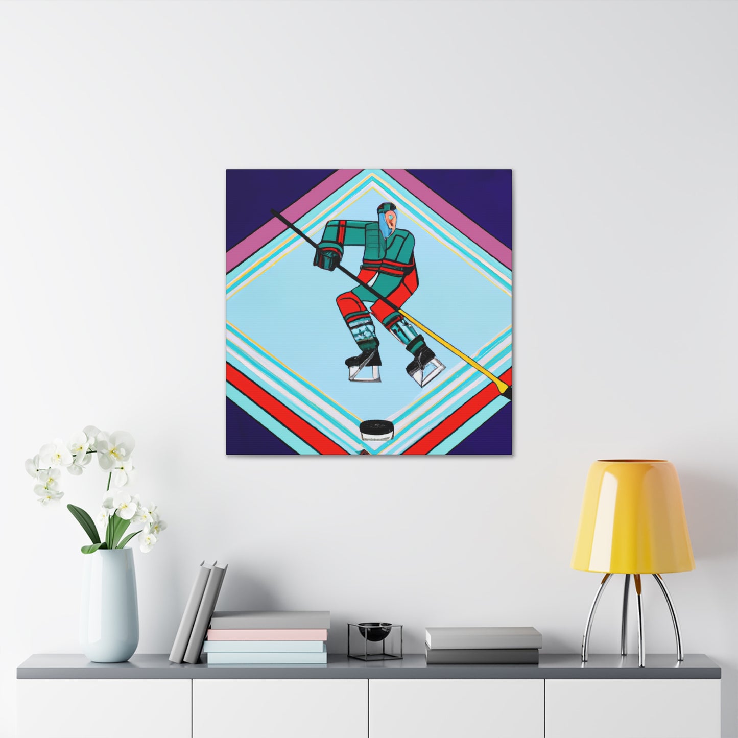 "Ice on Skates Glide" - Canvas