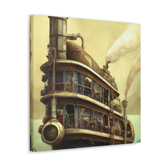 Ferry of Steampunk Dreams - Canvas