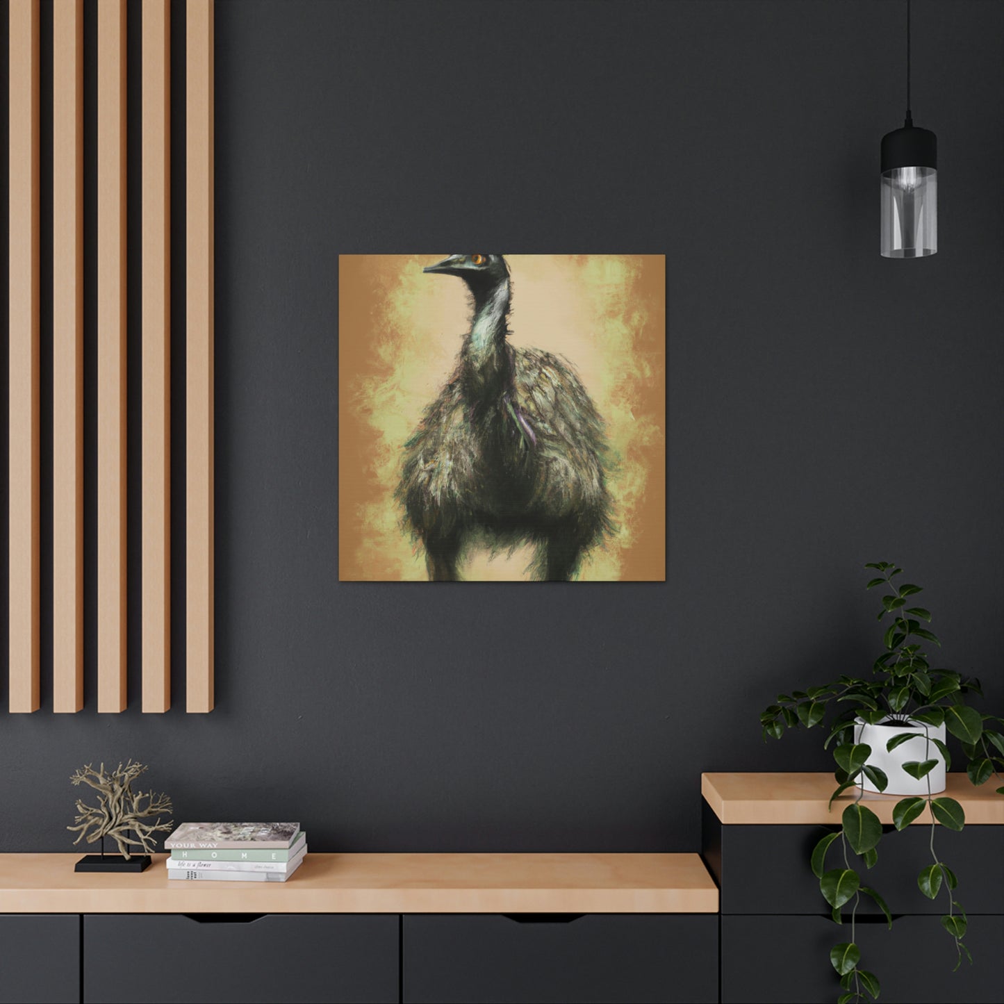 "Emu of the Digital Age" - Canvas