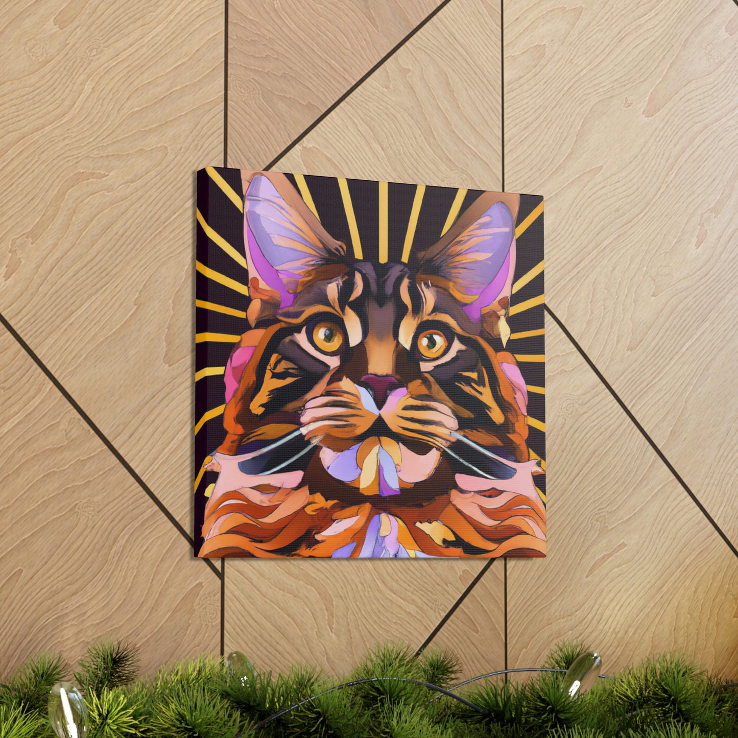 "Coon Cat Coiffure" - Canvas