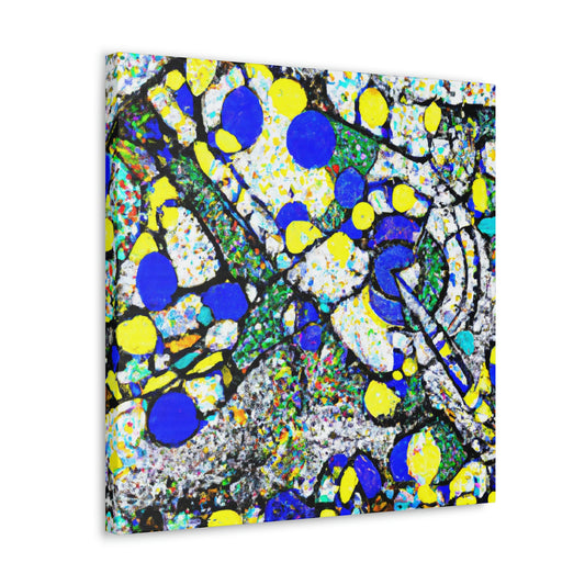 Abstract Expressionist Pointillism - Canvas