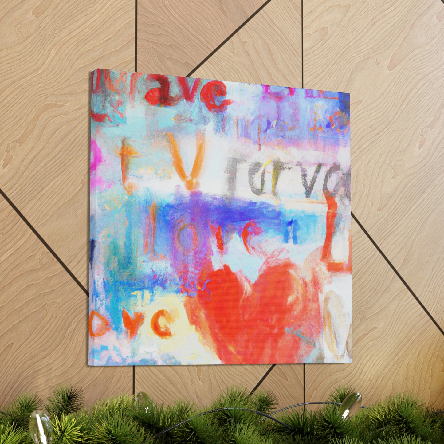 Love Letters in Hues - Canvas