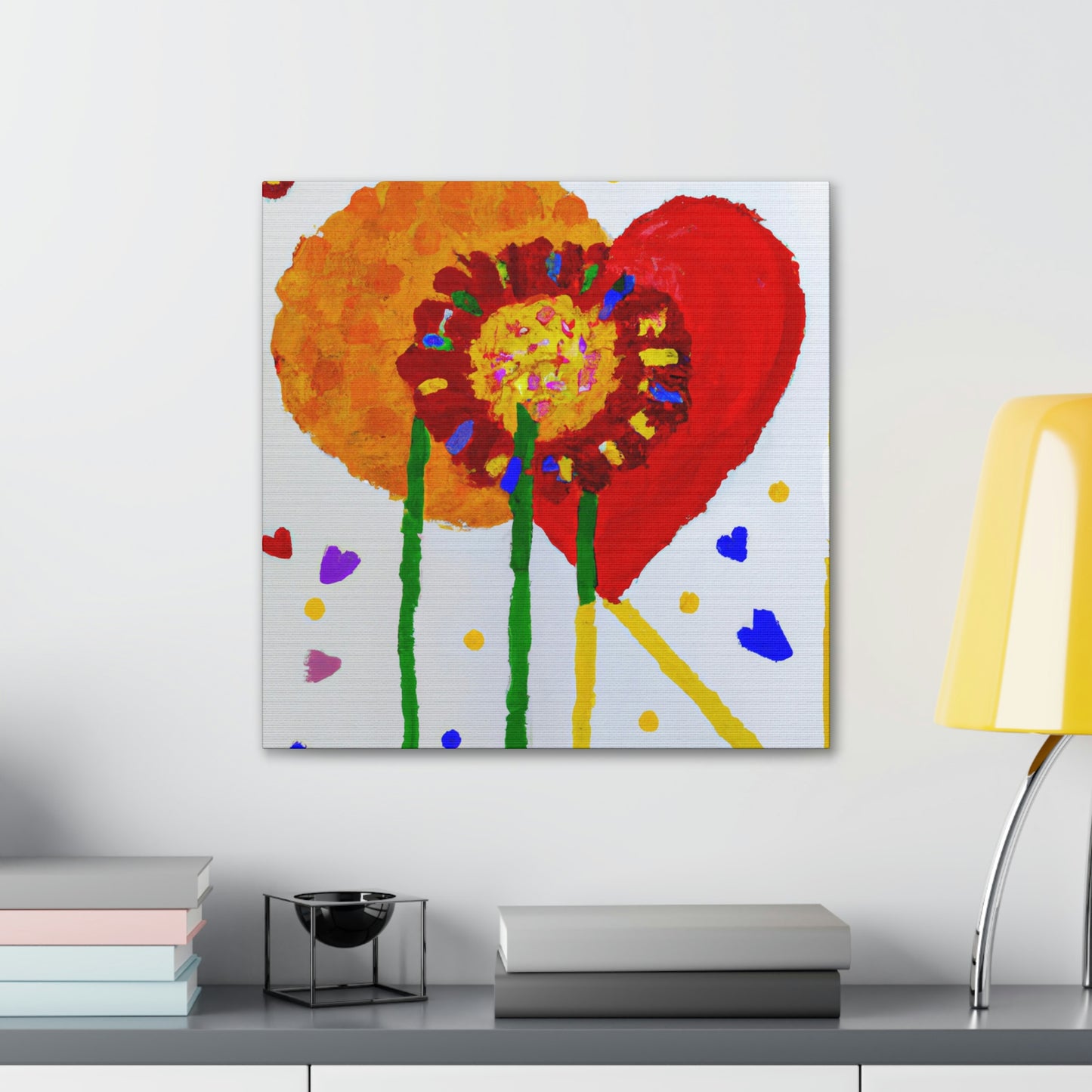 "Love Blooms Forever" - Canvas