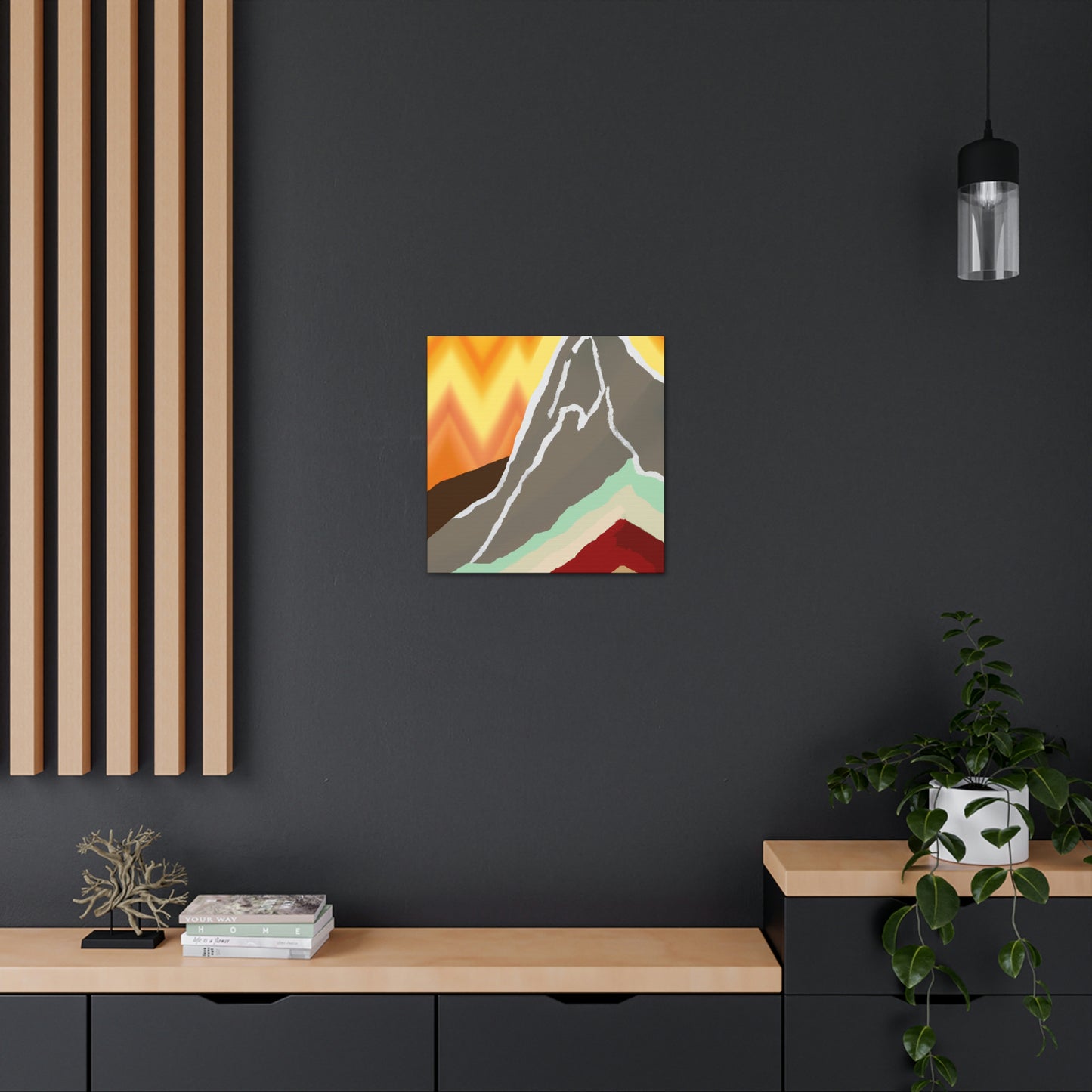 "Mountainous Abstract Dream" - Canvas