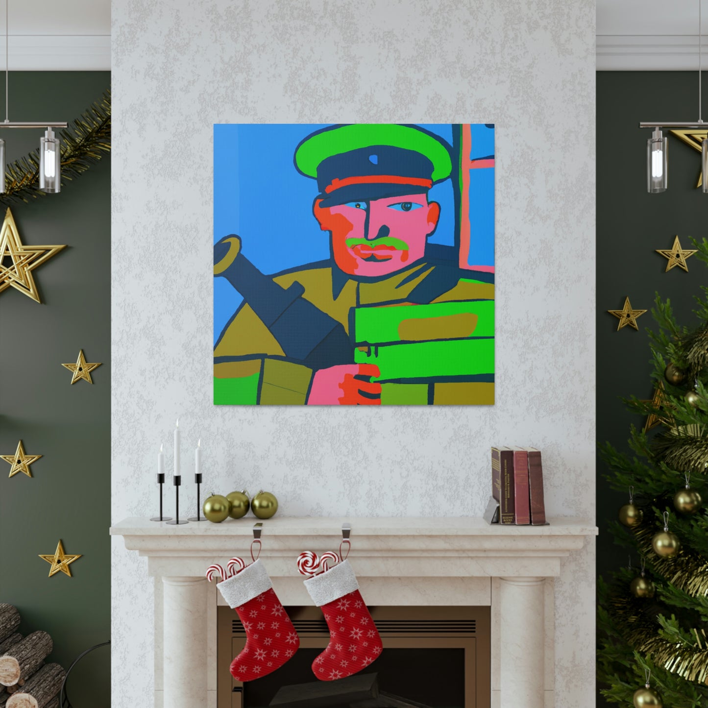 Gunner in Fauvism - Canvas