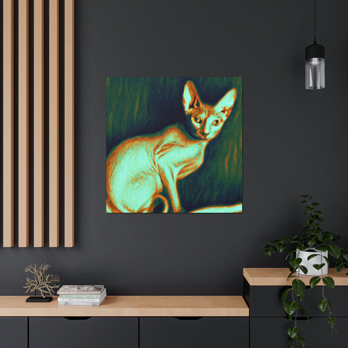 Sphynx in Expressionism - Canvas