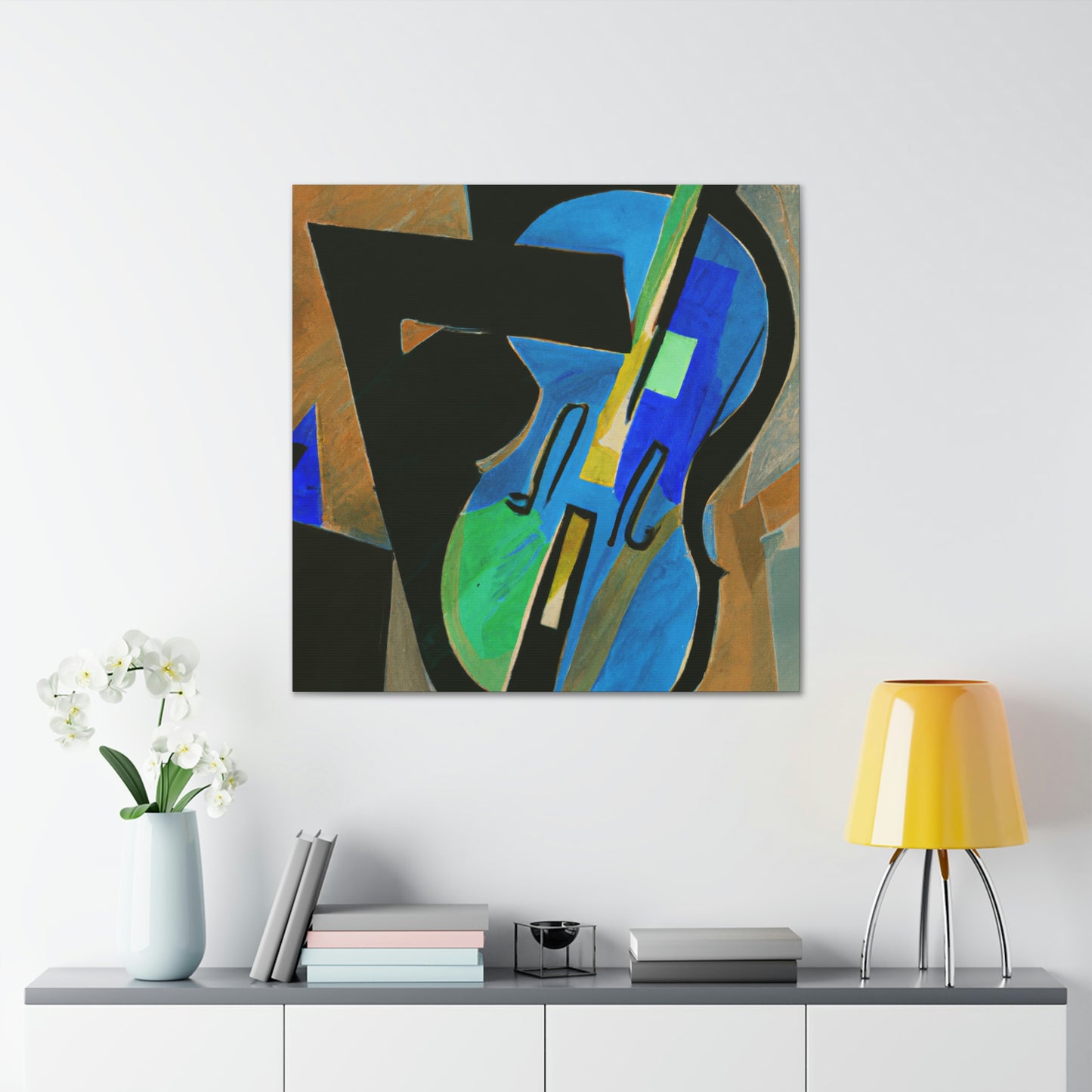 Vibrant Violin Symphony - Canvas