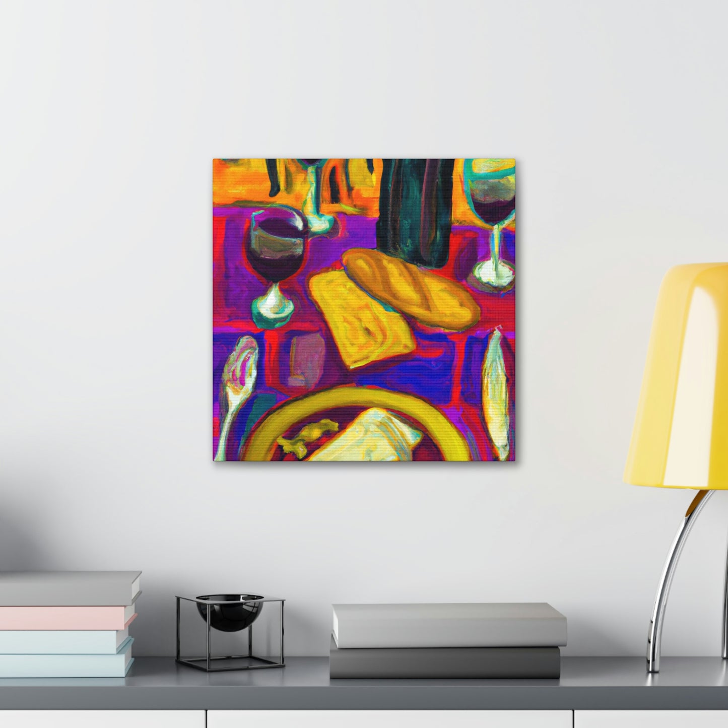 "Fauvism Dinner Delight" - Canvas