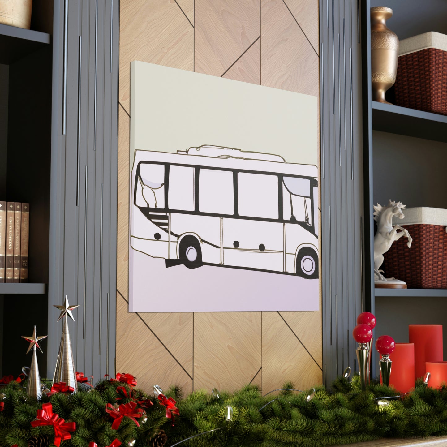 "Bus of Minimalism" - Canvas