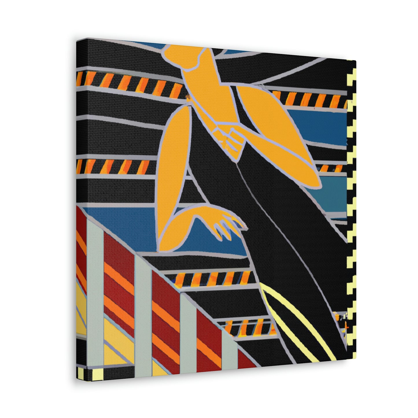 "Ocean of Art Deco" - Canvas