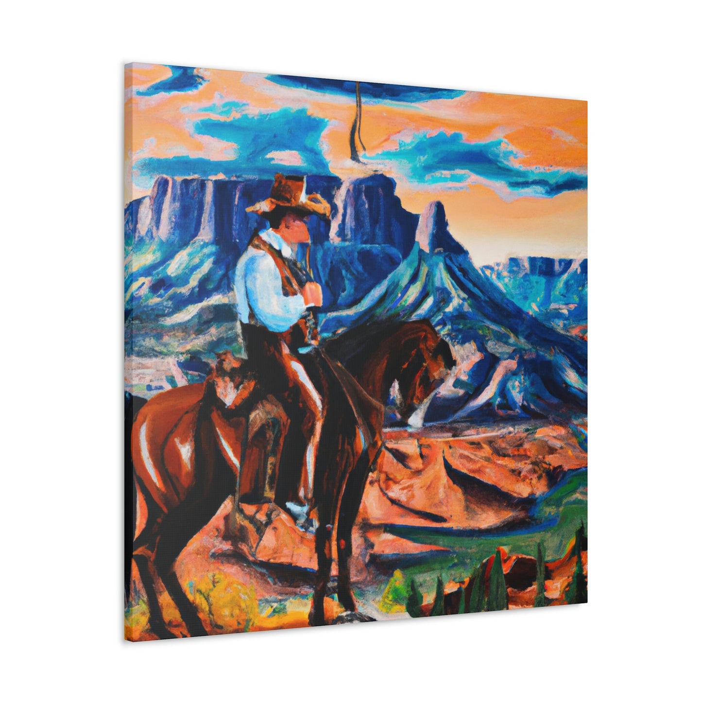 Saddle in Splendor - Canvas