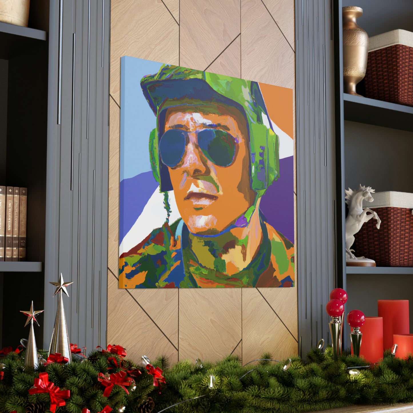 Pilot in Pop Art - Canvas