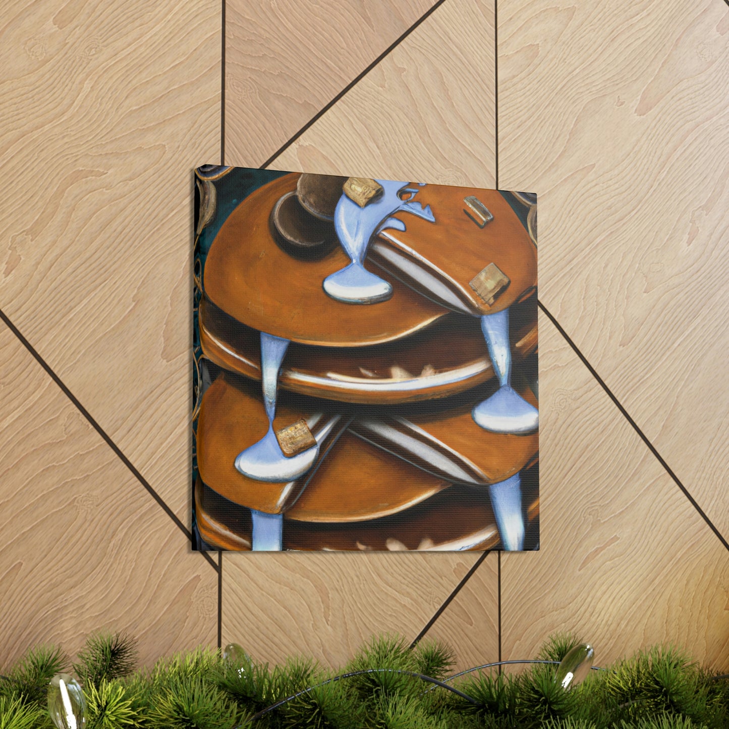 "Pancakes of the Roaring Twenties" - Canvas