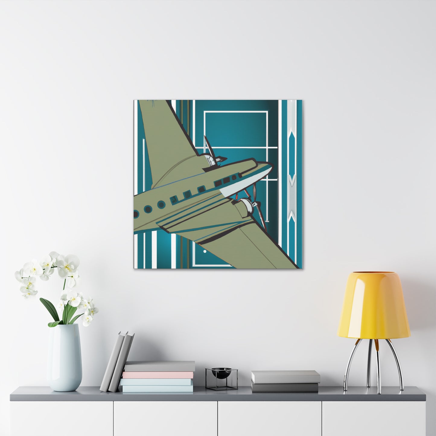 Vintage Flying Splendor - Canvas