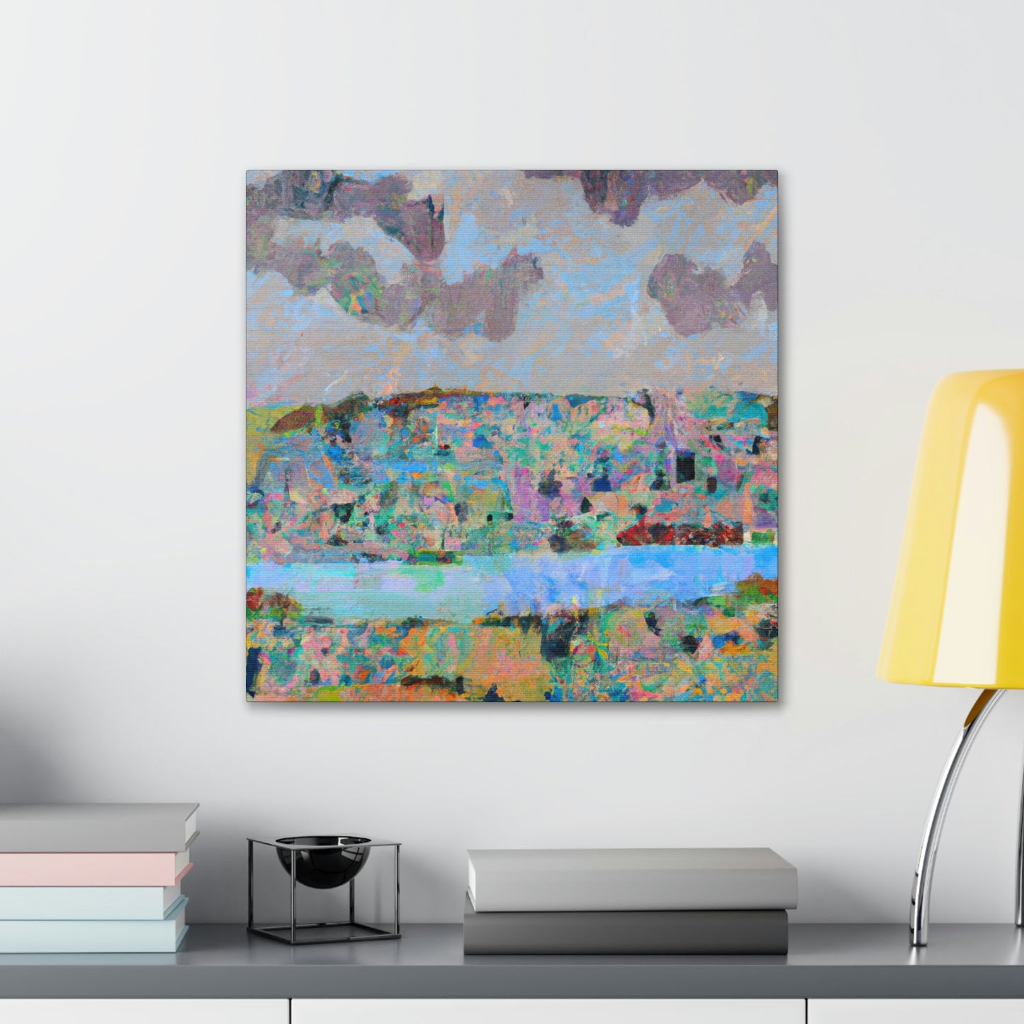 "Lakeside Abstraction Expression" - Canvas