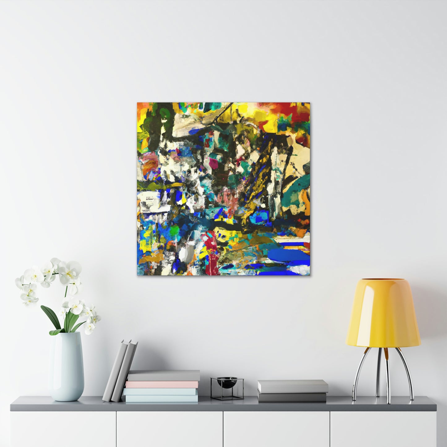 "Dancing Colorful Splendor" - Canvas