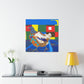 Chickens Take Flight - Canvas