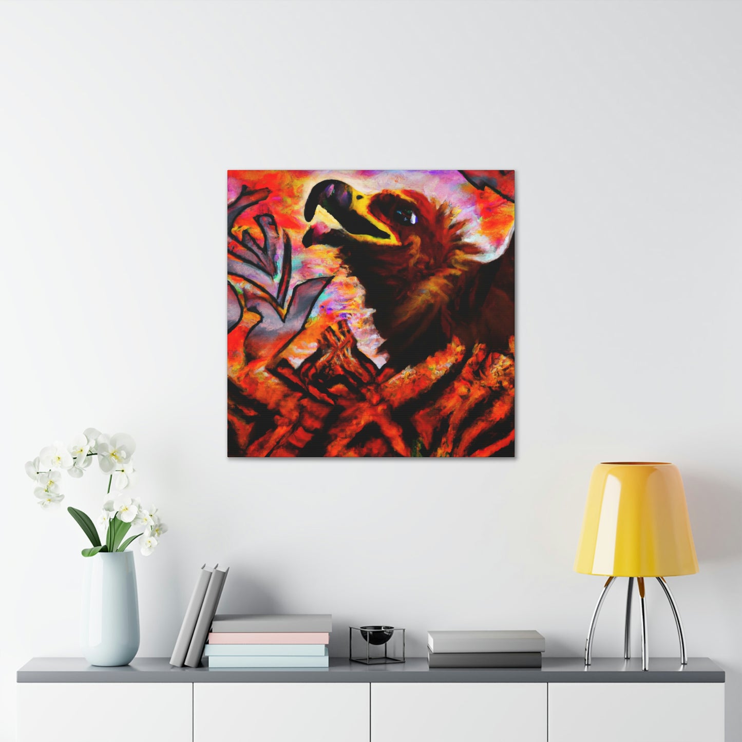 "Vultures Overhead View" - Canvas