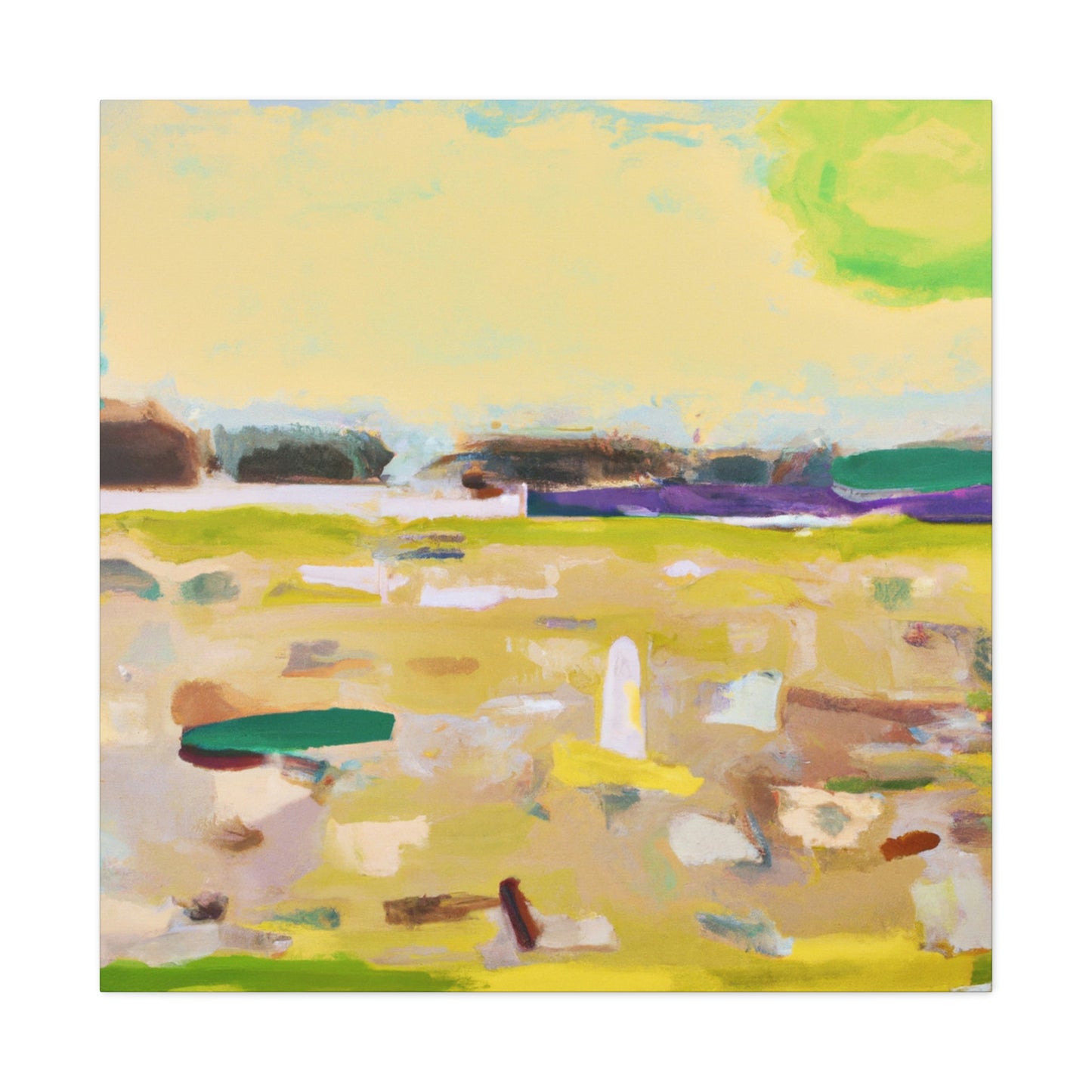 Bay Blissful Abstraction - Canvas