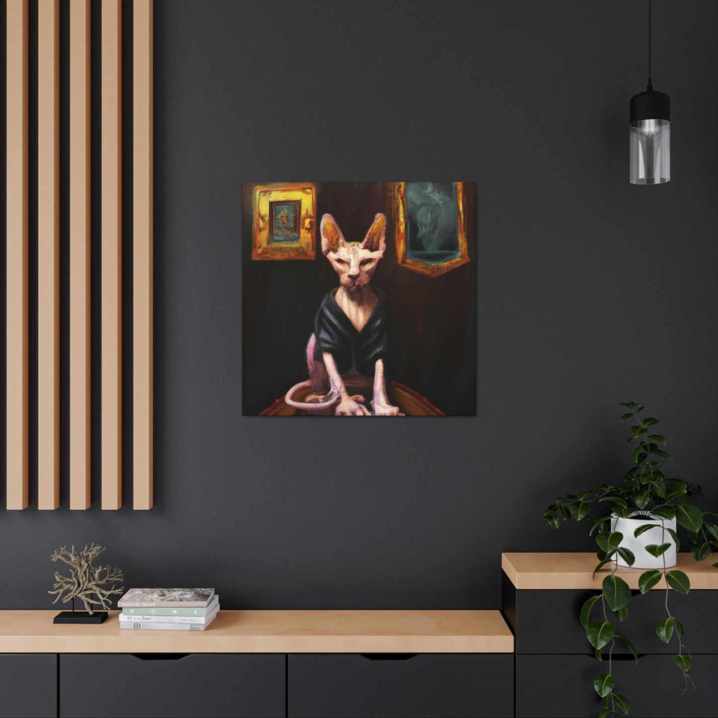 Sphynx in Rococo - Canvas