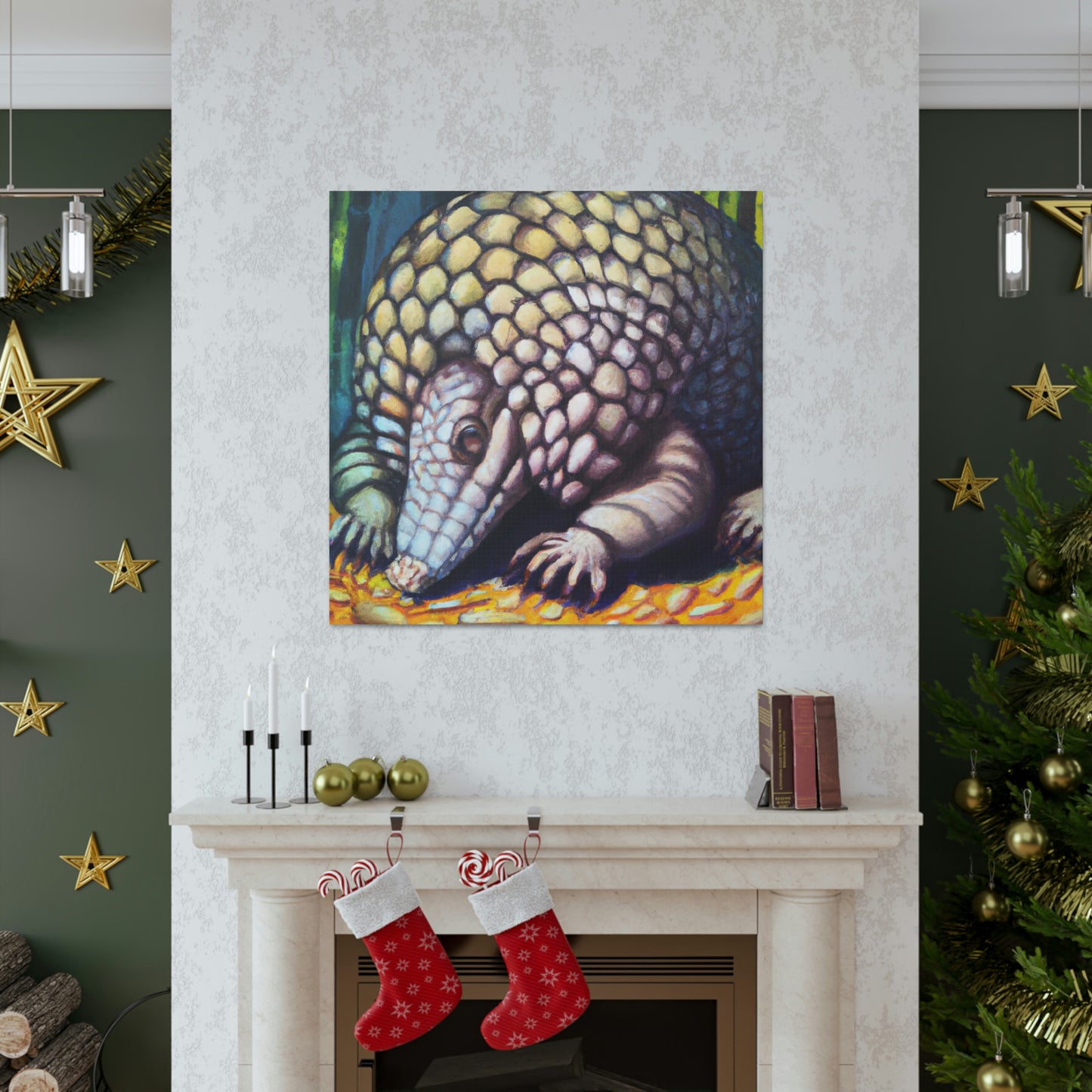 Indian Pangolin Artwork - Canvas