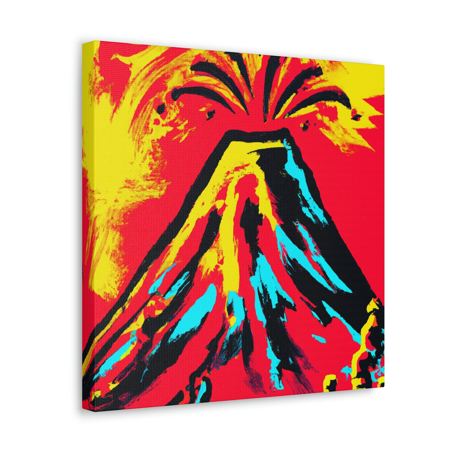 Volcano's Explosive Fury - Canvas