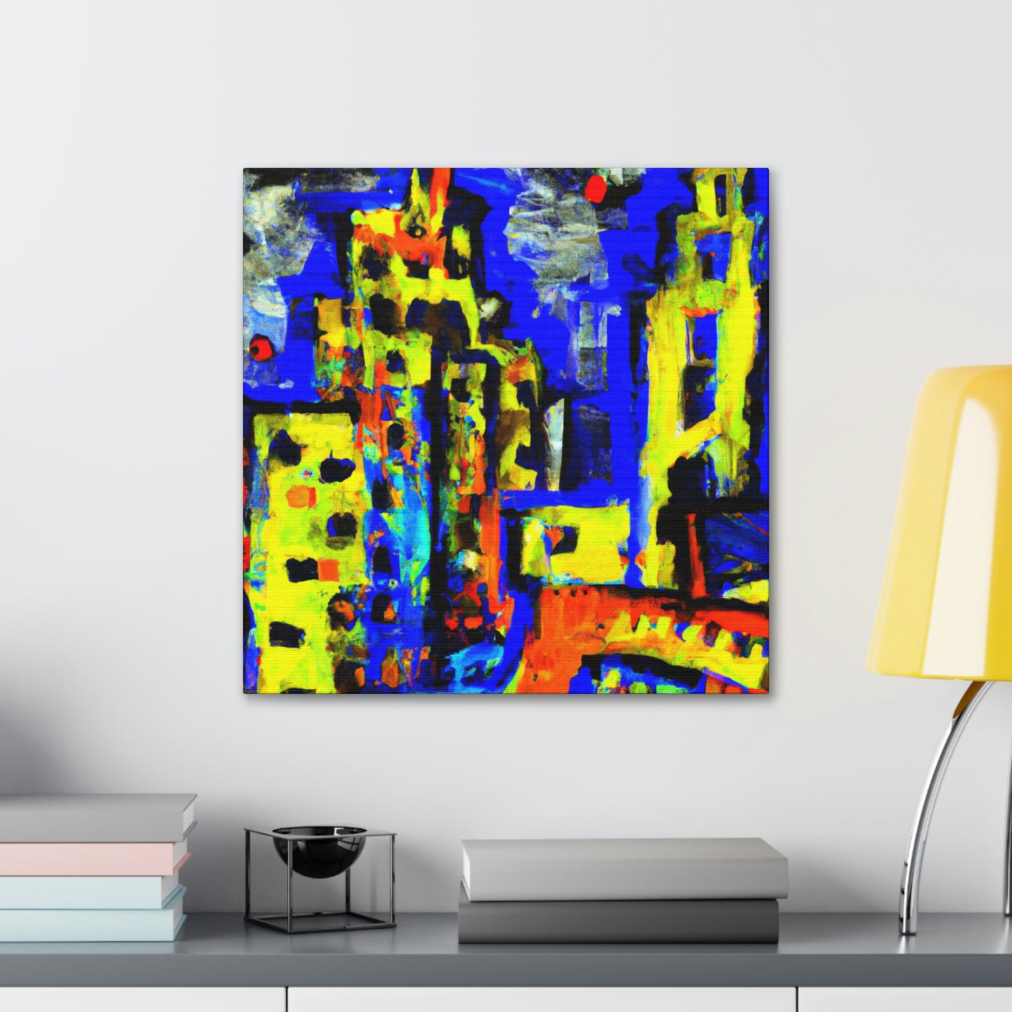 "Modernist Expressionism Sunset" - Canvas