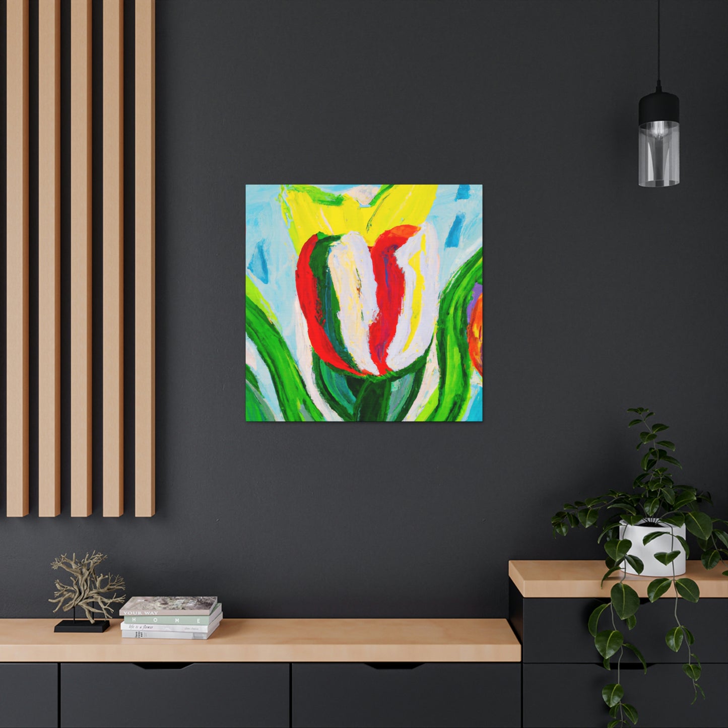 "Tulip Dance of Color" - Canvas