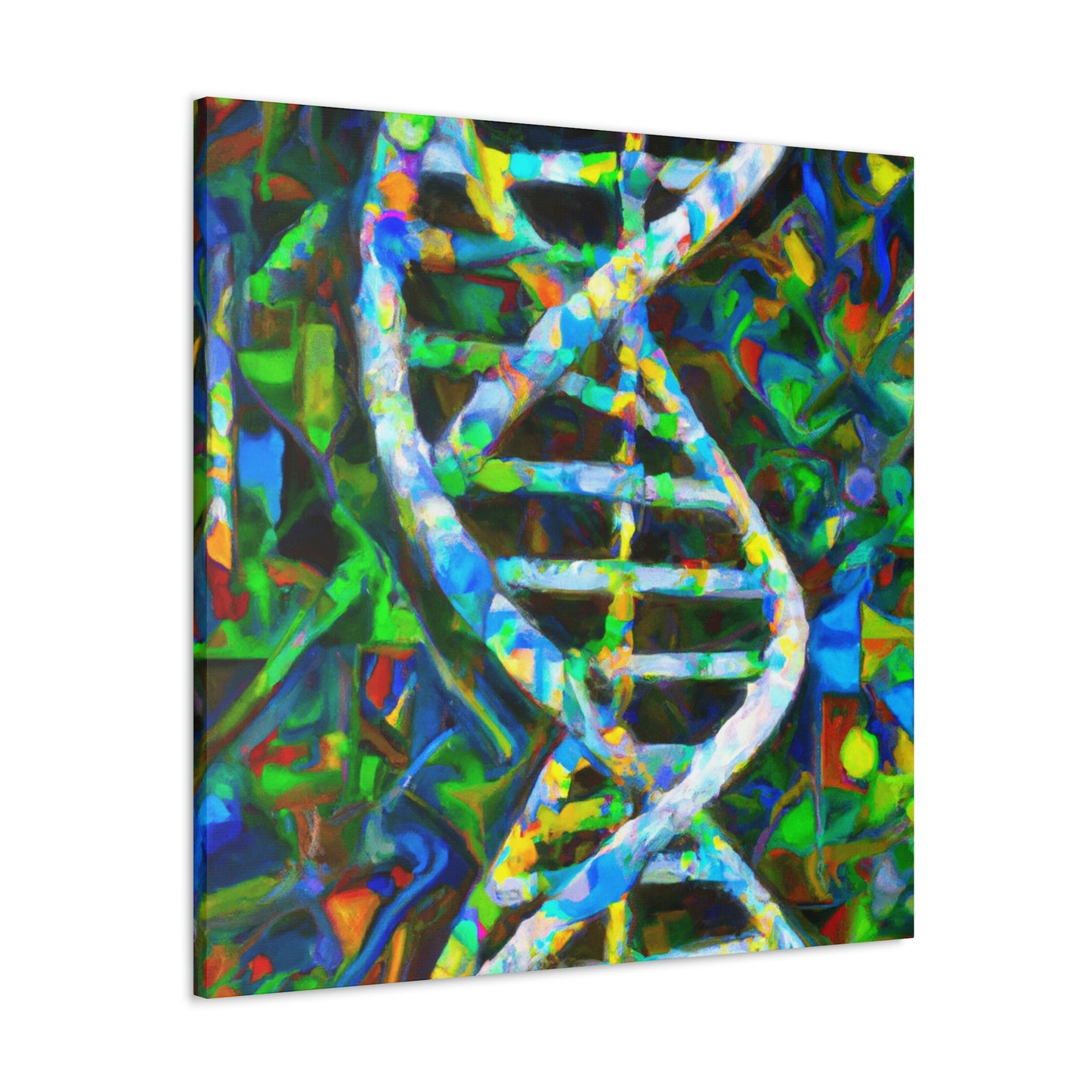 "Chromosomal Color Harmony" - Canvas