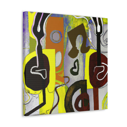 Headphones in Harmony - Canvas