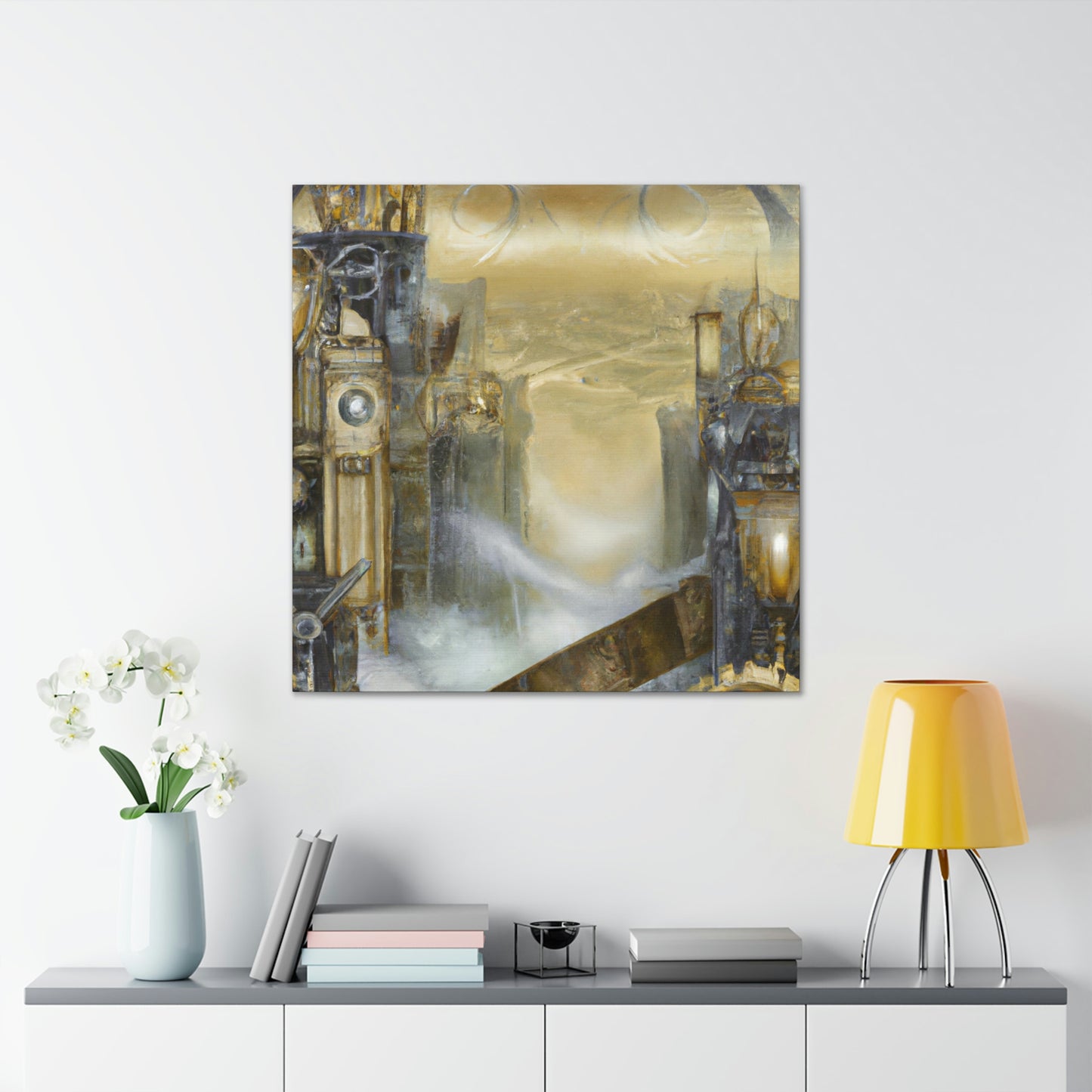 "Deco's Steampunk Dream" - Canvas