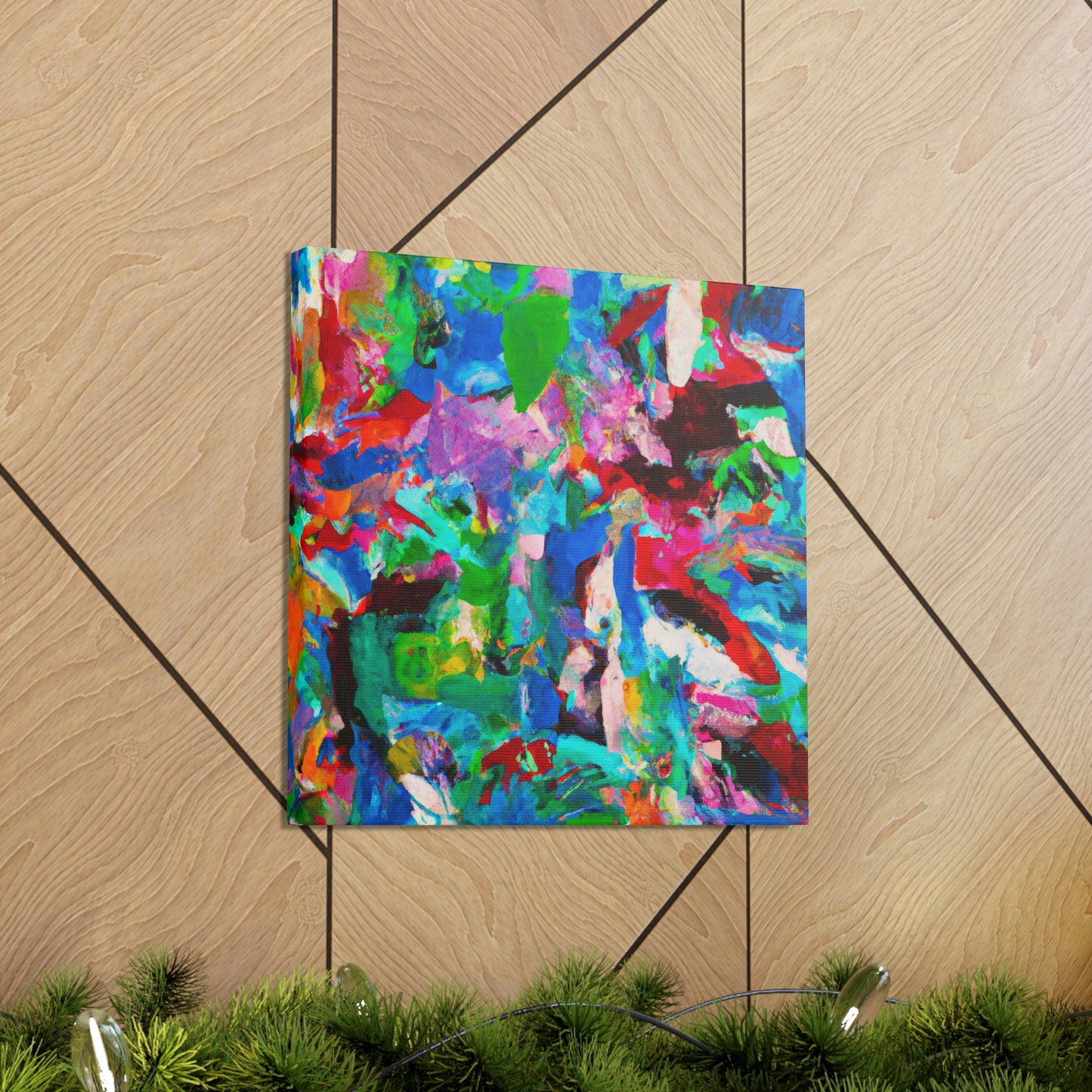 Vividly Plumaged Birds - Canvas