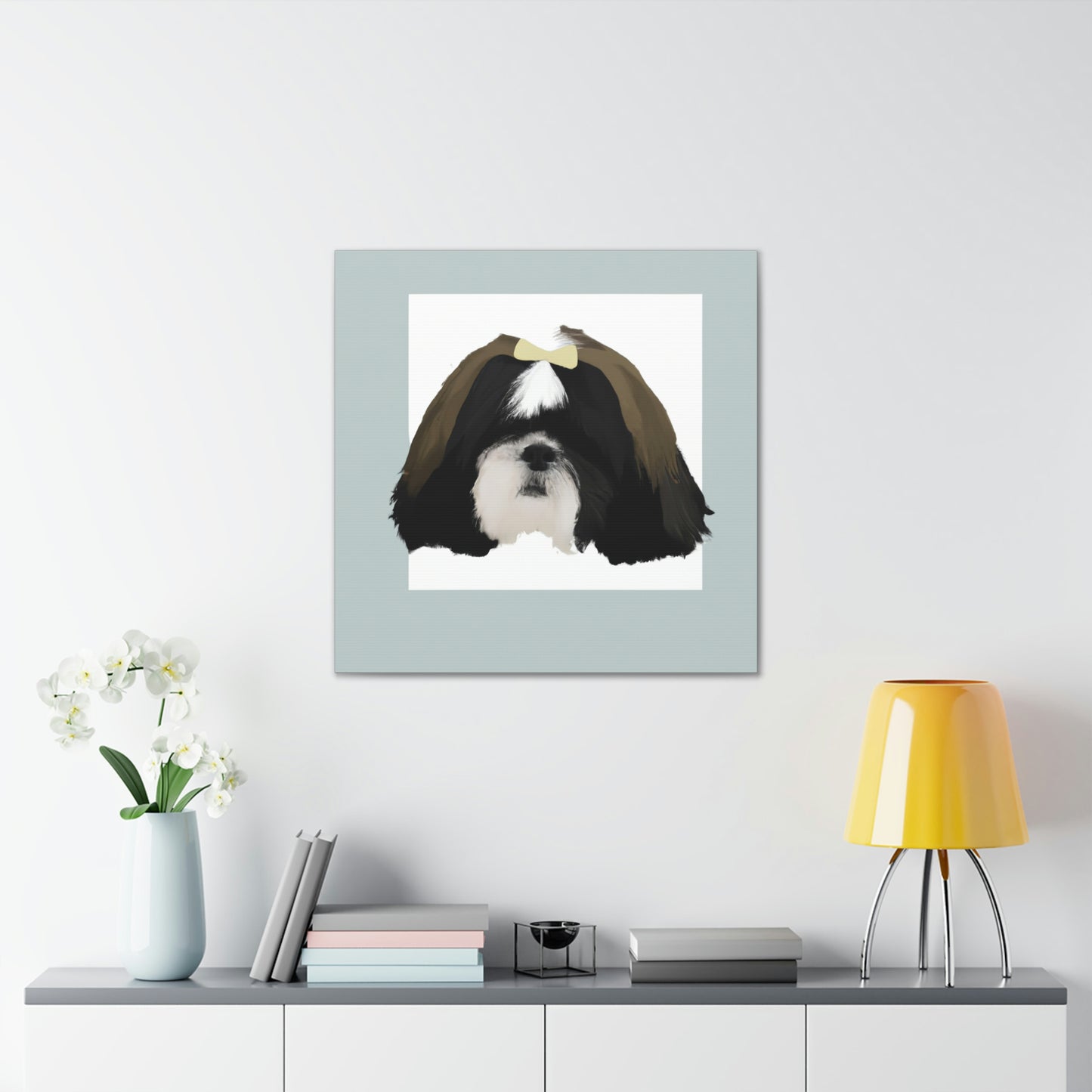 "Classic Shih Tzu Portrait" - Canvas