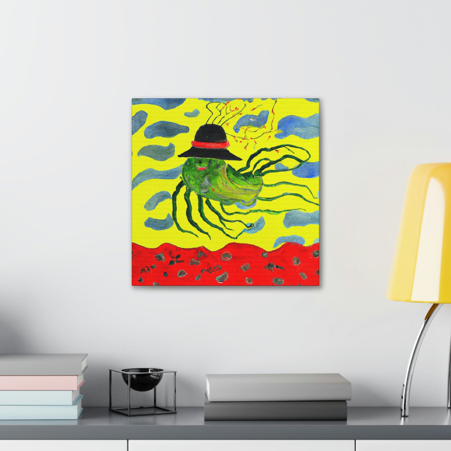 Jellyfish in Twilight - Canvas