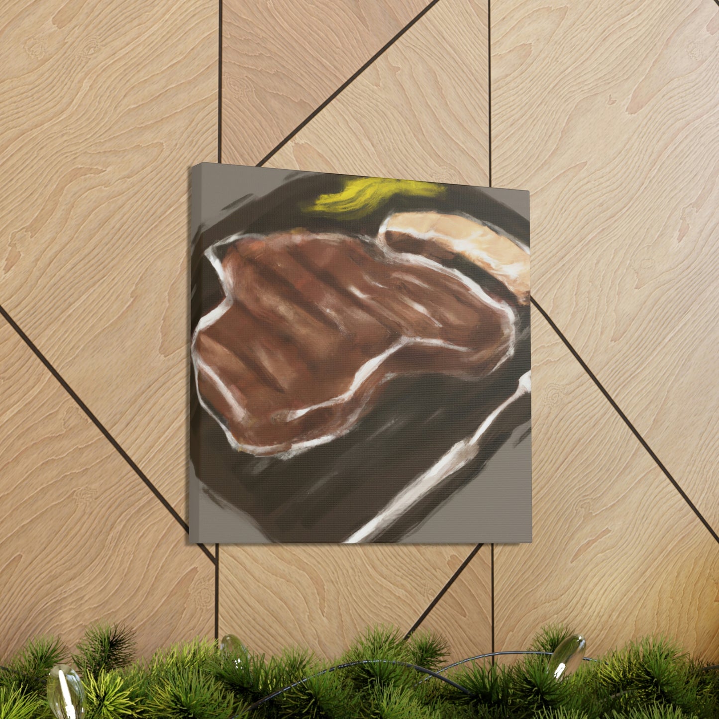 "Steak Barbecue Delights" - Canvas