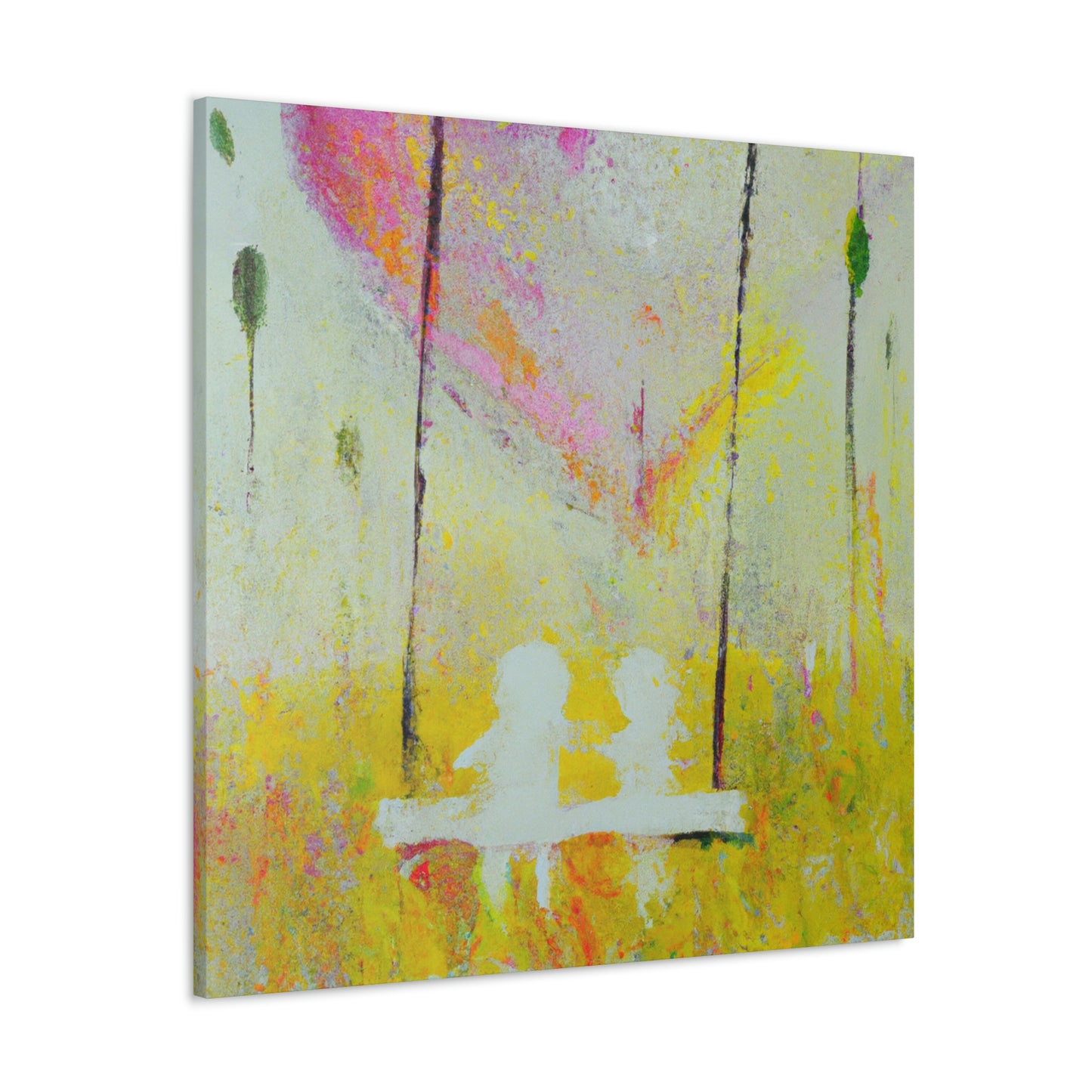 Love on the Swing - Canvas