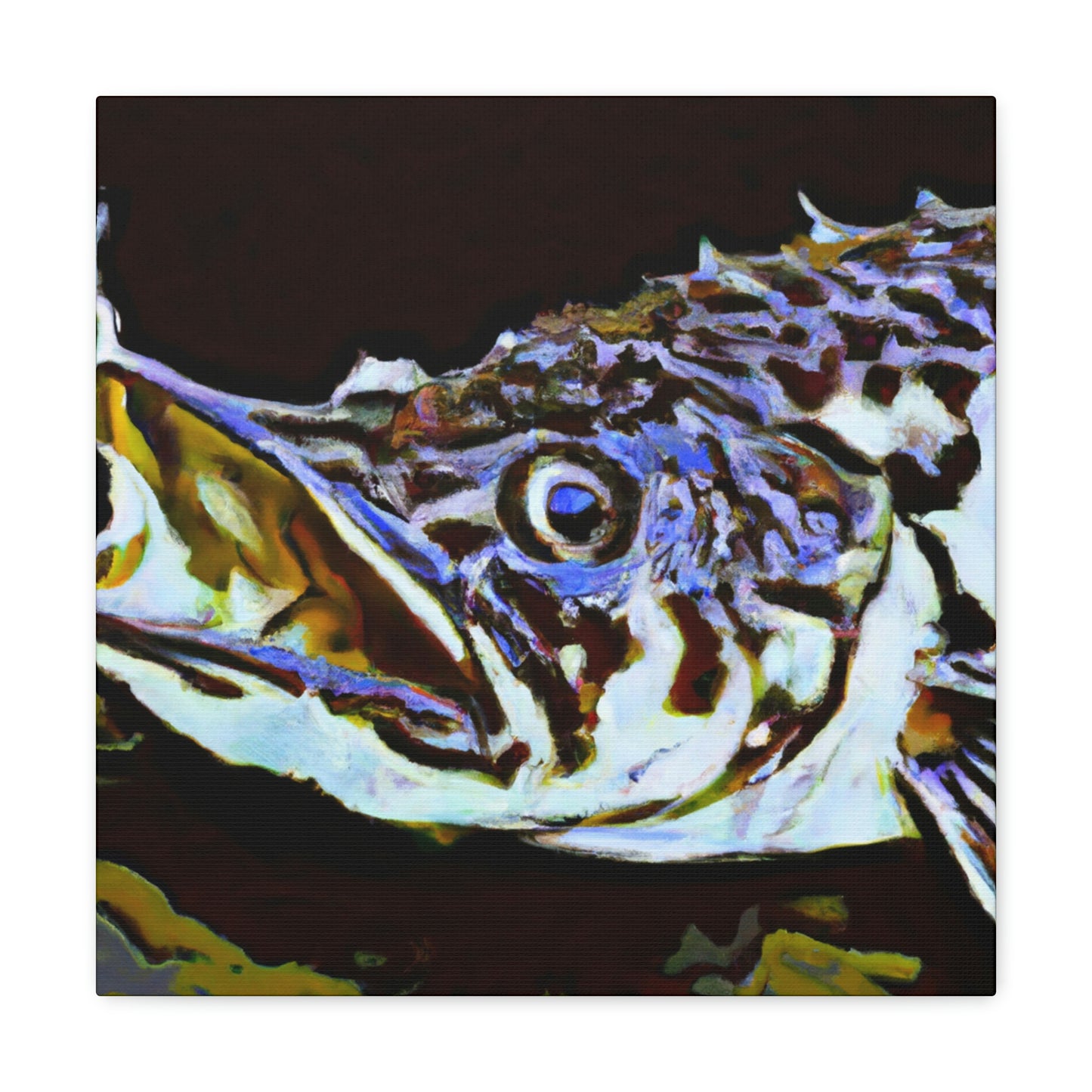 "Corydoras Catfish Abstract" - Canvas