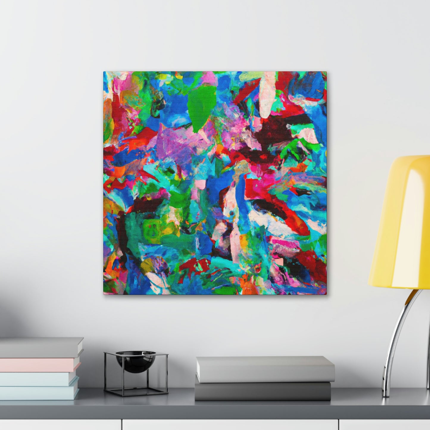 Vividly Plumaged Birds - Canvas