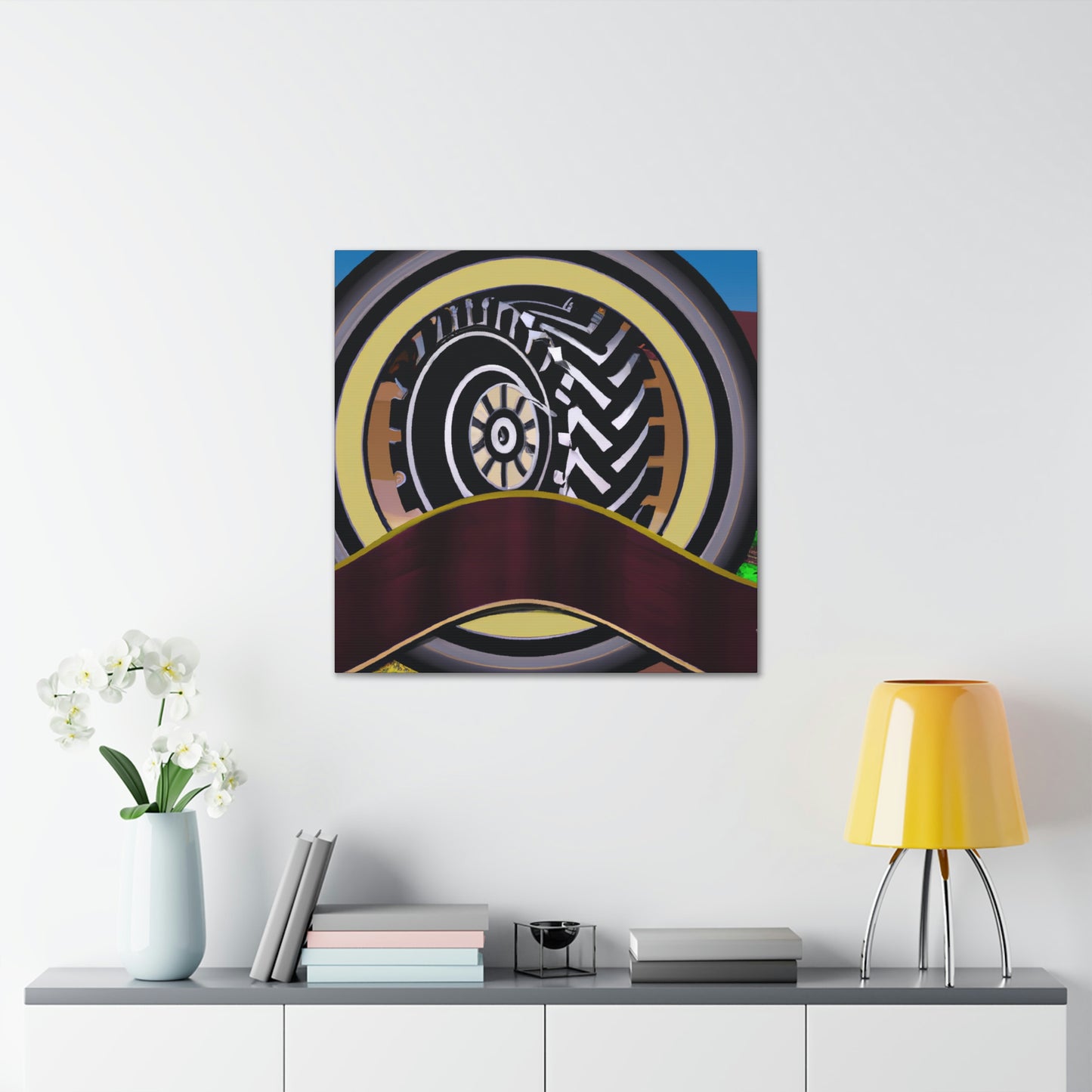 Tractor Tire Surrealism - Canvas