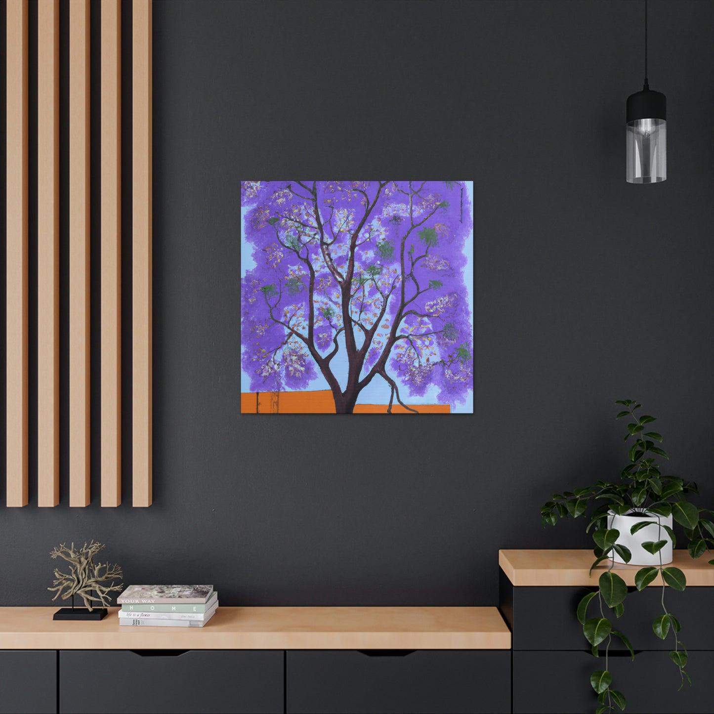 Cascading Jacaranda Joy - Canvas