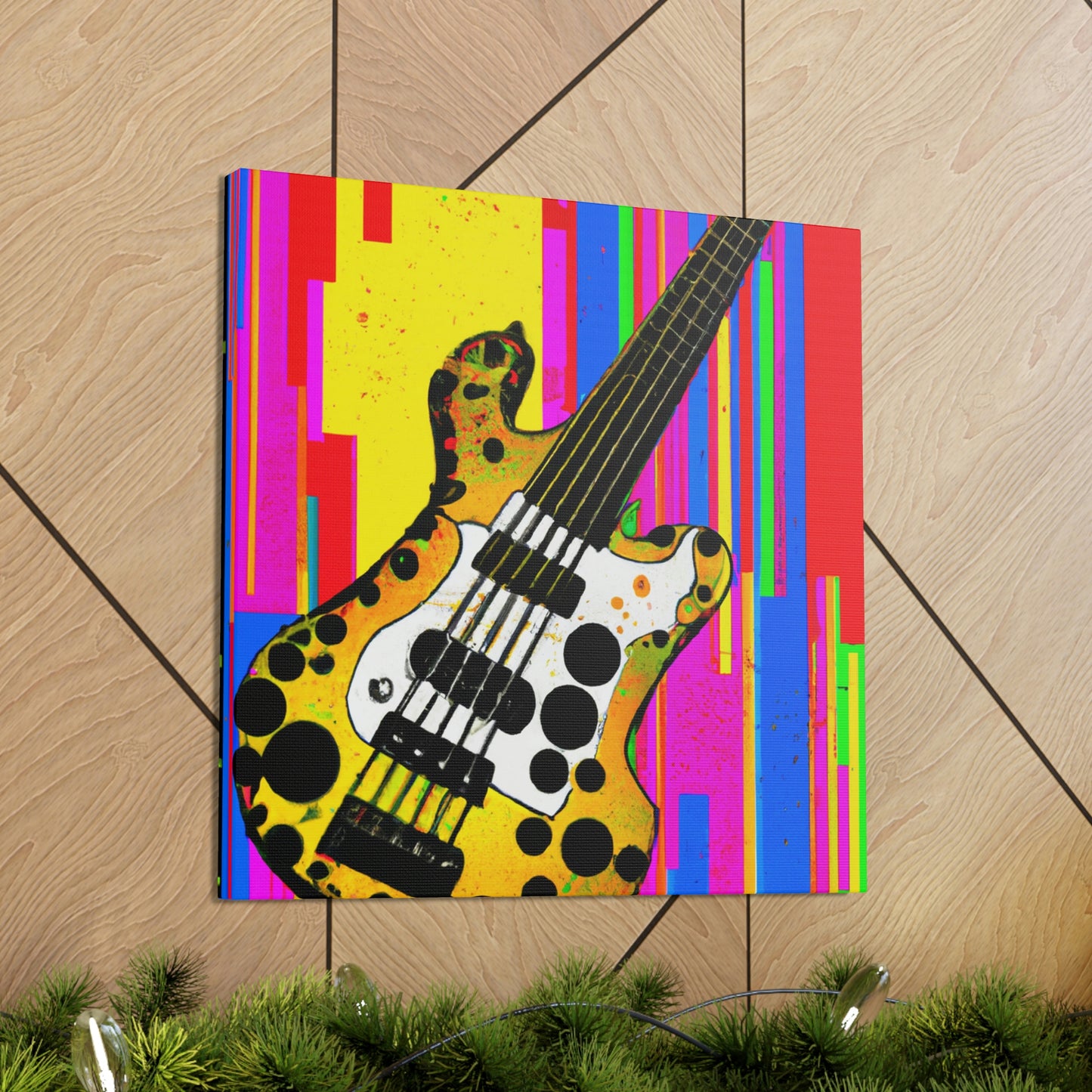 "Fauve Bass Guitarist" - Canvas