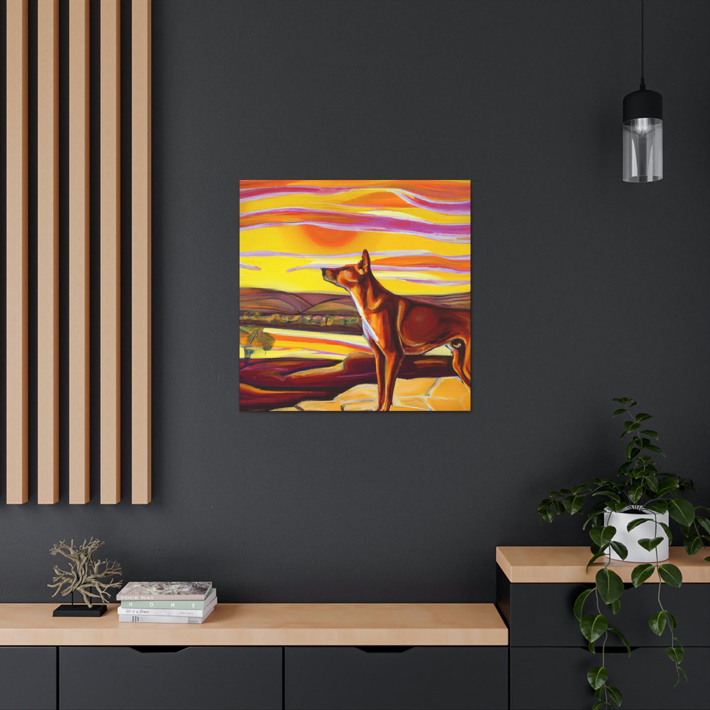 "Dingo in the Distance" - Canvas