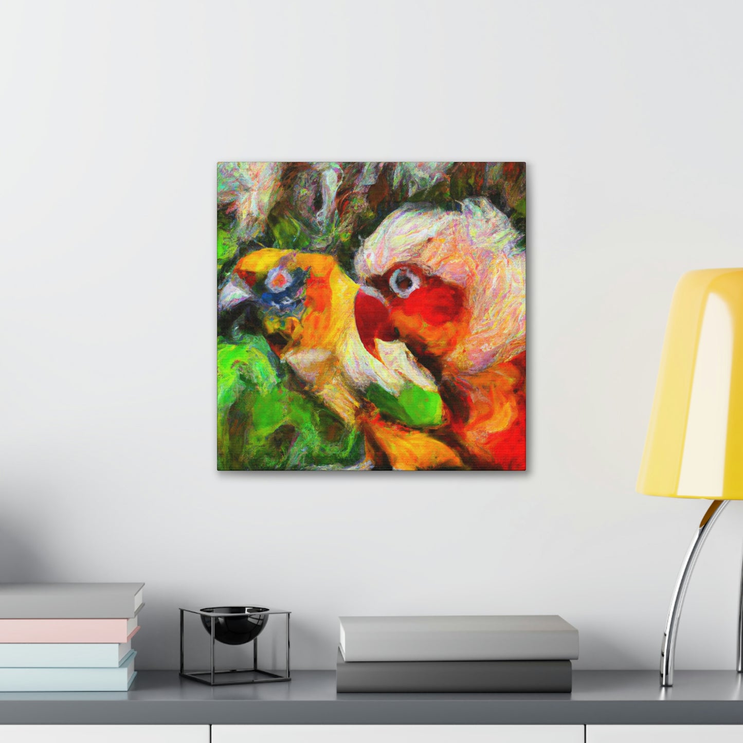 "Birds In Flight Impression" - Canvas