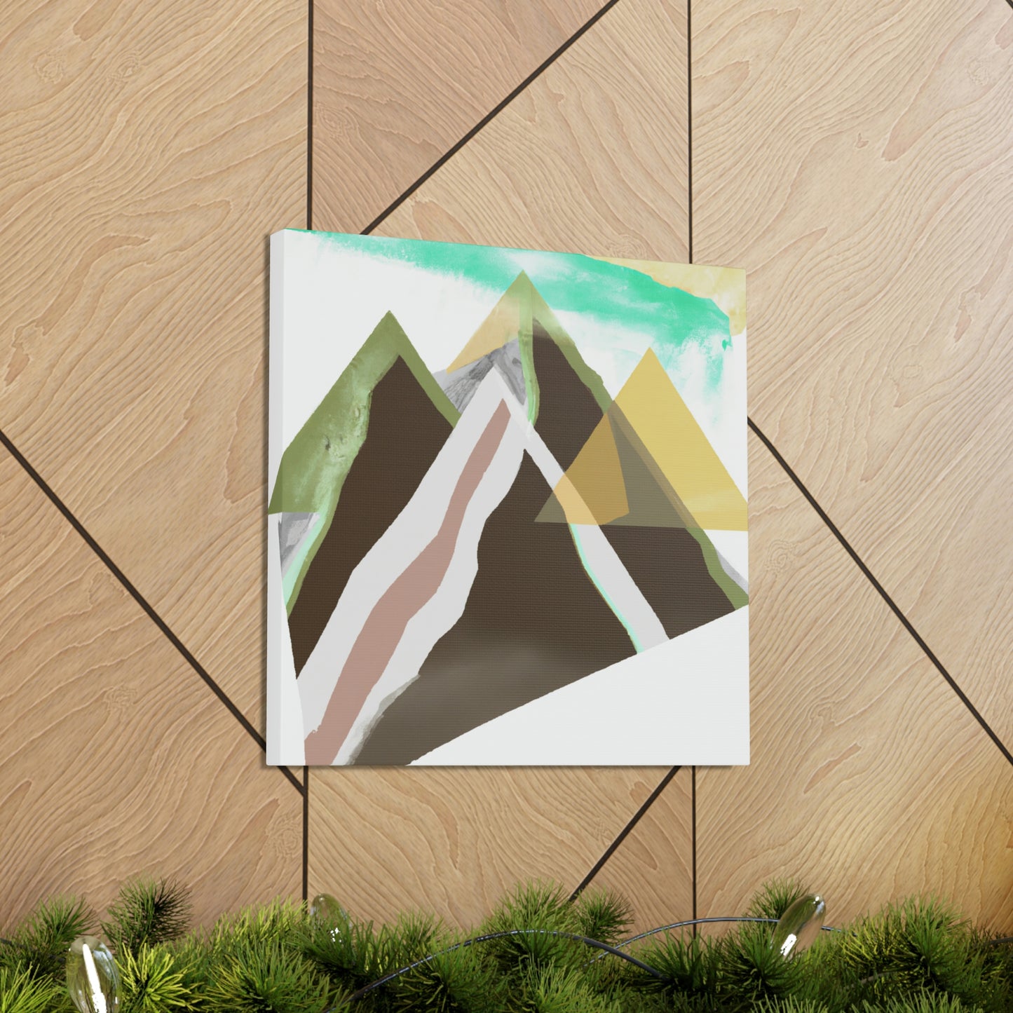 "Mountain Majesty Ablaze" - Canvas