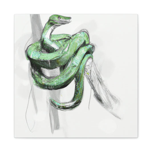 Green Tree Python Dream - Canvas