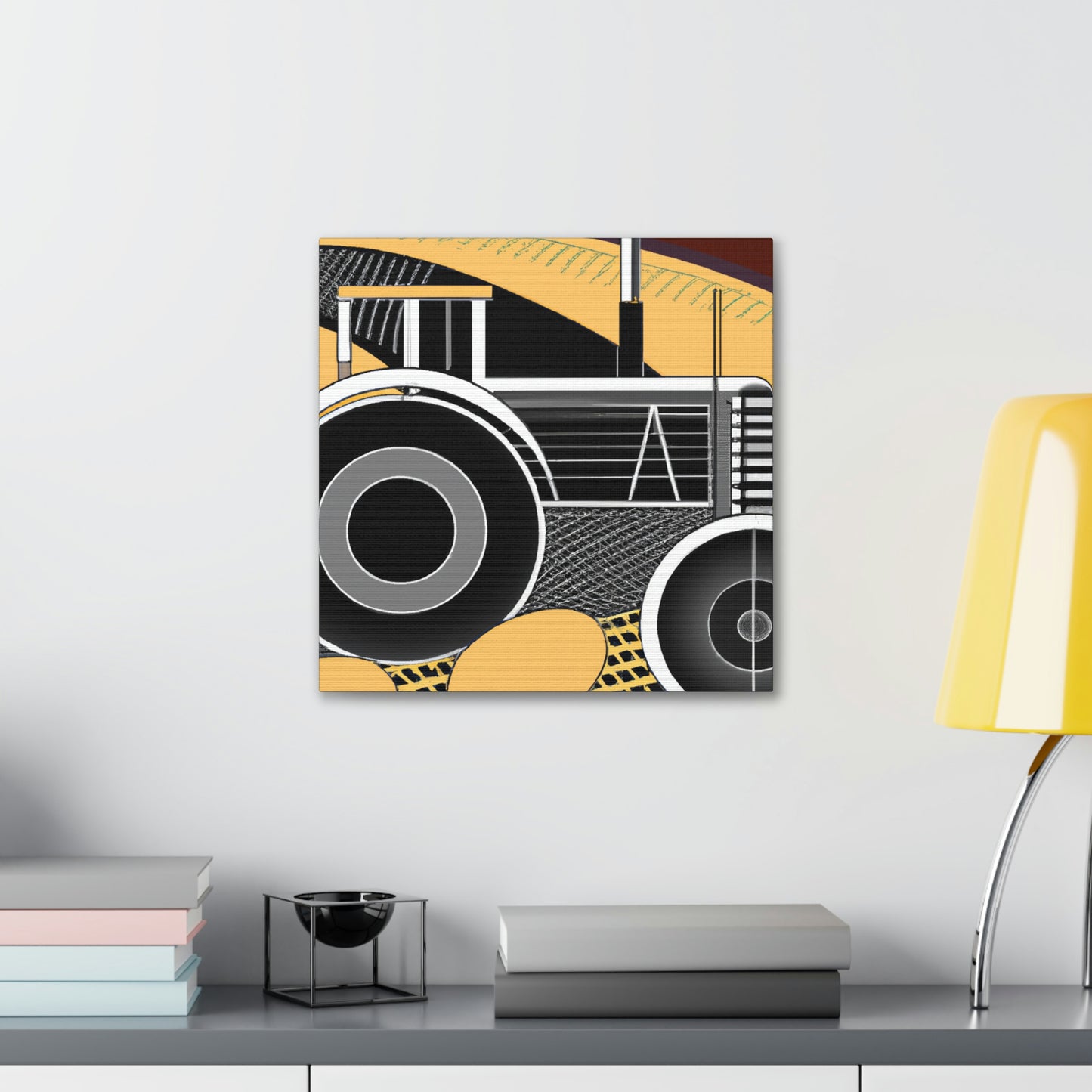 Tractor in the Jazz Age - Canvas