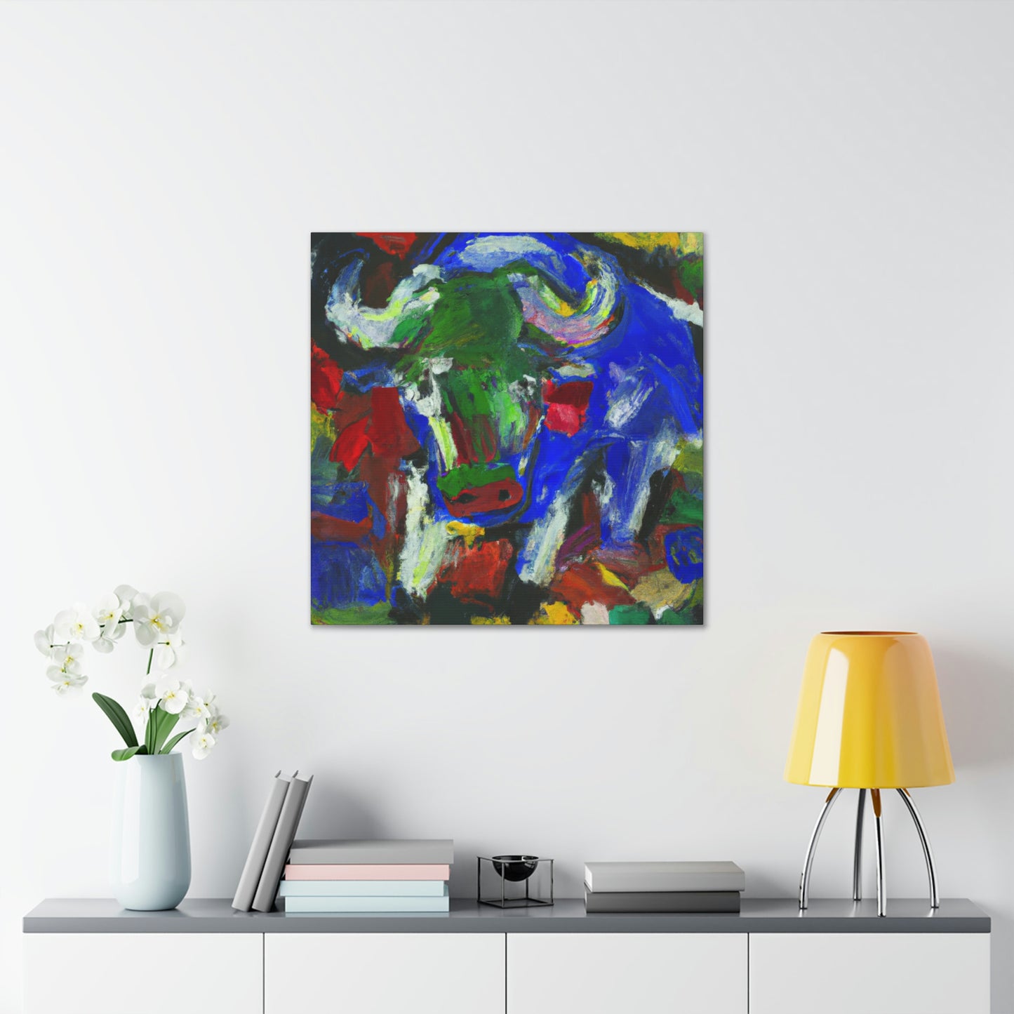 "Buffalo in Abstraction" - Canvas