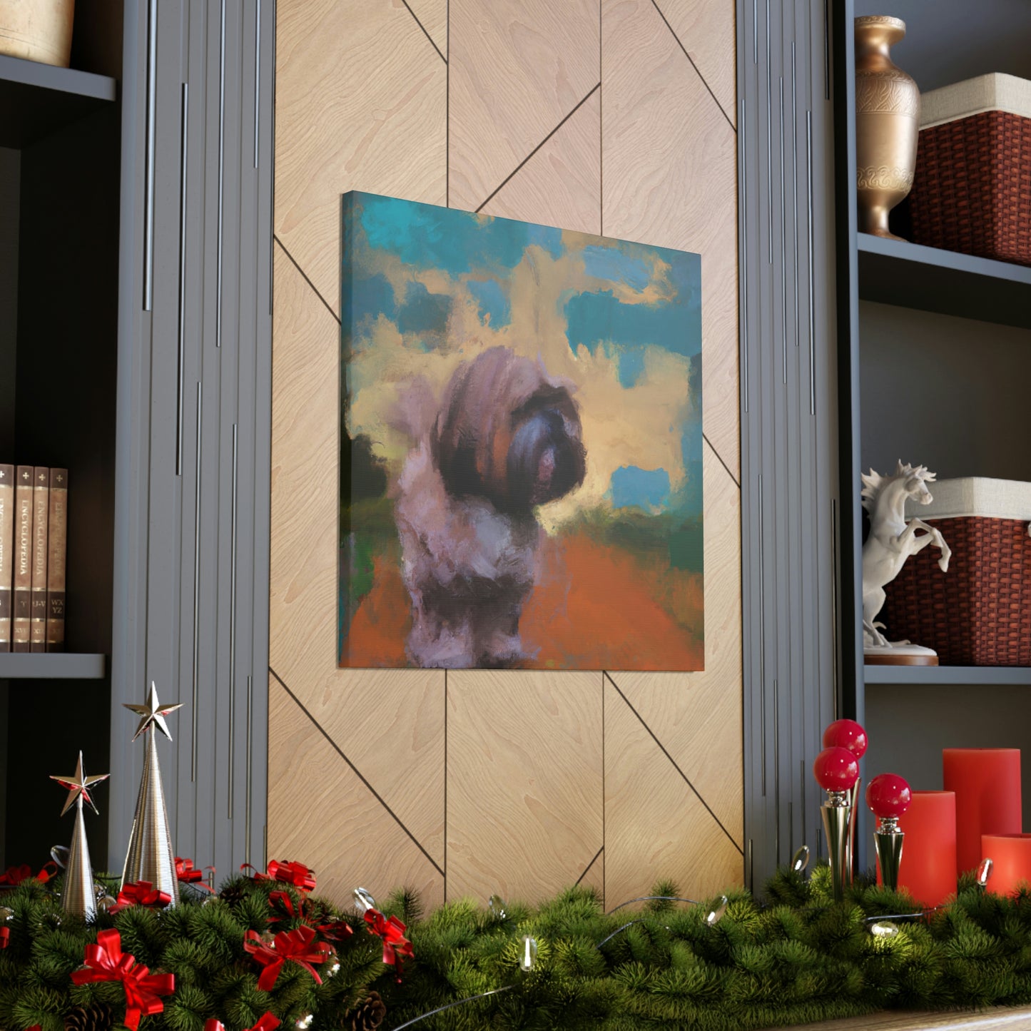 Fur and Whimsy Shih - Canvas