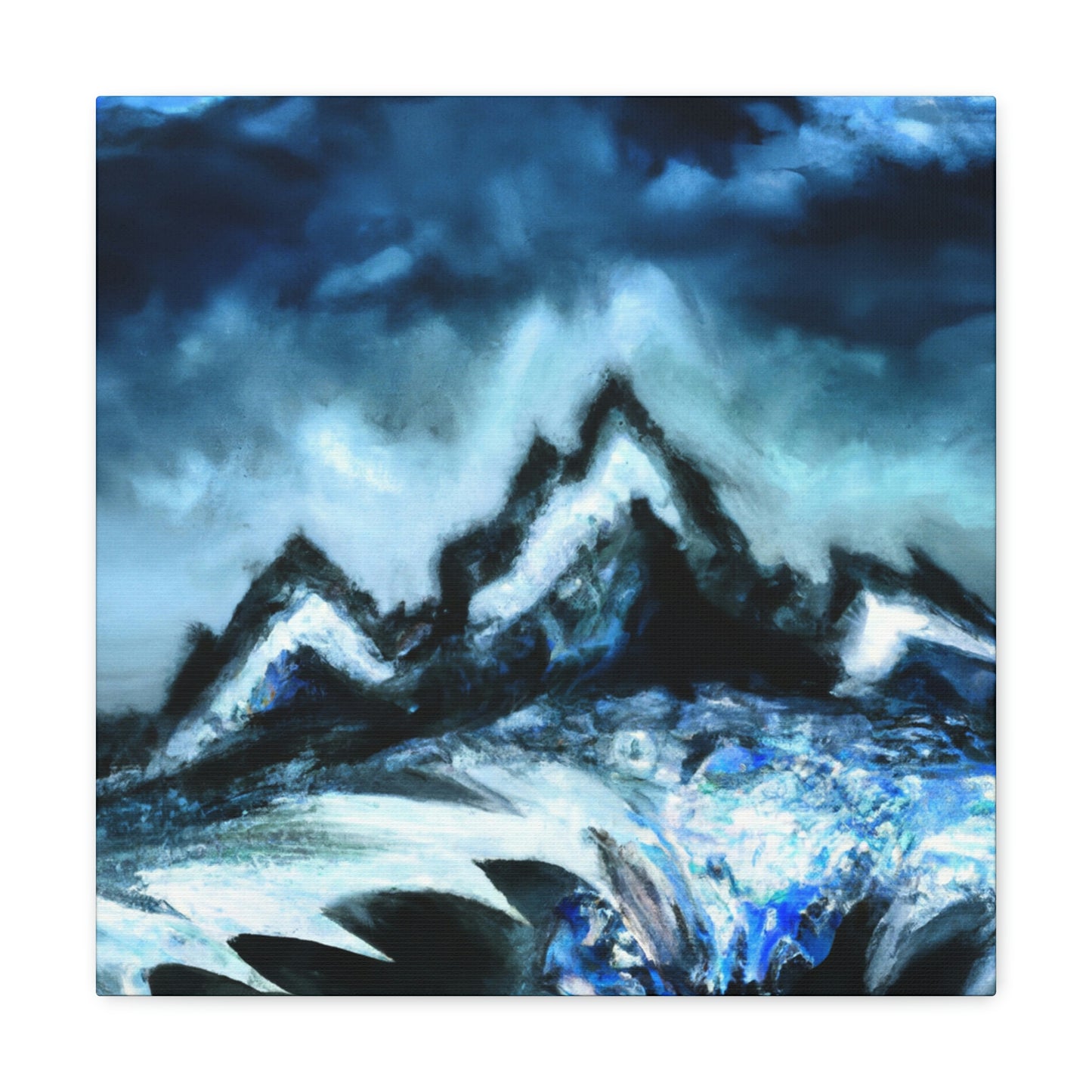 "Snowy Mountain Majesty" - Canvas