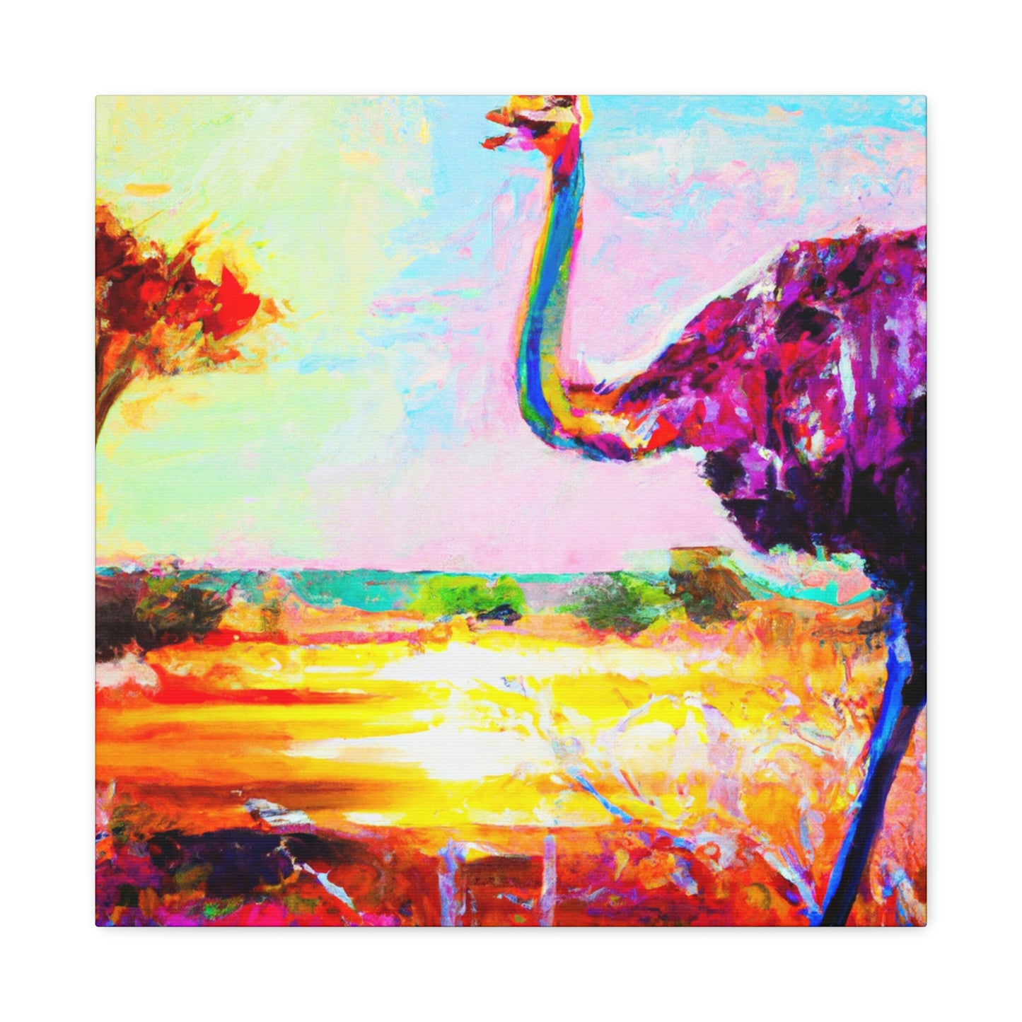 Ostrich in Utopia - Canvas